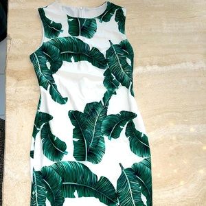 Palm Tree Dress - Bodycon